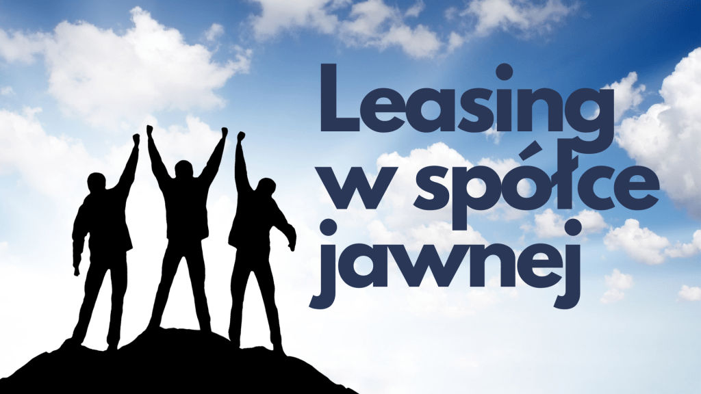 leasing w spółce jawnej